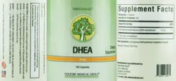 Label for DHEA 10 mg