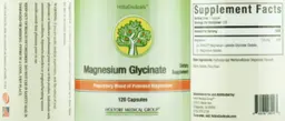 Label for Magnesium Glycinate