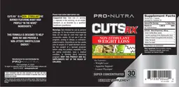 Label for Cuts Rx