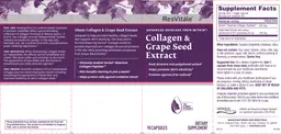 Label for Collagen & Grape Seed Extract