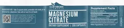 Label for Magnesium Citrate