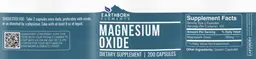 Label for Magnesium Oxide