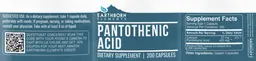 Label for Pantothenic Acid