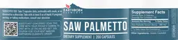 Label for Saw Palmetto