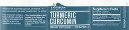 Label for Turmeric Curcumin