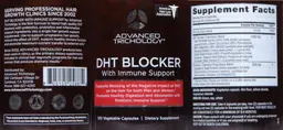 Label for DHT Blocker with Immune Support