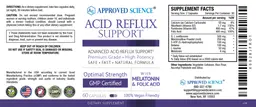 Label for Acid Reflux Support
