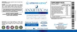 Label for Anxietex PM