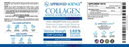 Label for Collagen Unflavored