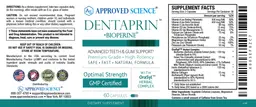 Label for Dentaprin +BioPerine