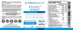 Label for Eyesyl +BioPerine