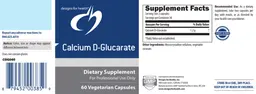 Label for Calcium D-Glucarate