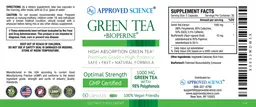 Label for Green Tea +BioPerine