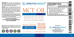 Label for MCT Oil