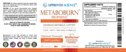 Label for Metaboburn +BioPerine