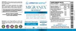 Label for Migranex +BioPerine