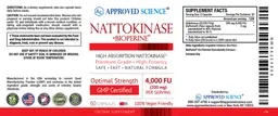 Label for Nattokinase +BioPerine