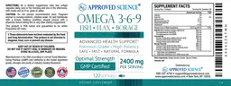 Label for Omega 3-6-9