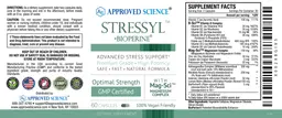 Label for Stressyl +BioPerine