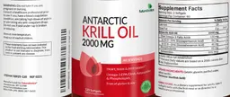 Label for Antarctic Krill Oil 2000 mg