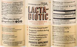 Label for Lacta-Biotic