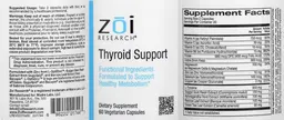 Label for Thyroid Support
