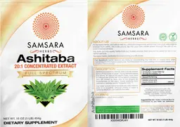 Label for Ashitaba 20:1 Concentrated Extract