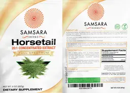 Label for Horsetail 20:1 Concentrated Extract
