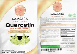 Label for Quercetin (98% + Pure Extract)