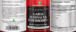 Label for Garlic Echinacea Elderberry+