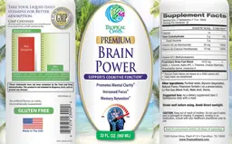 Label for Premium Brain Power