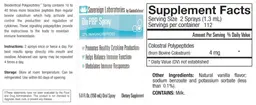 Label for BioPRP Spray 12% Immunopeptides