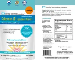 Label for Colostrum-LD Orange