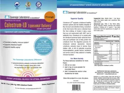 Label for Colostrum-LD Orange