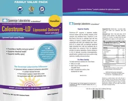 Label for Colostrum-LD Vanilla