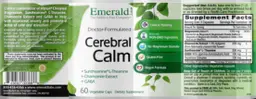 Label for Cerebral Calm