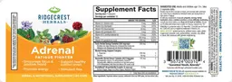 Label for Adrenal Fatigue Fighter