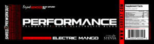 Performance Preworkout Electric Mango