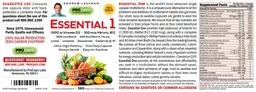 Label for Essential 1