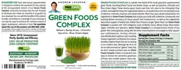 Label for Green Foods Complex