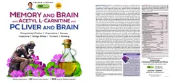 Label for Memory And Brain with Acetyl L-Carnitine and PC Liver and Brain
