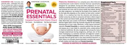 Label for Prenatal Essentials