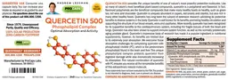 Label for Quercetin 500