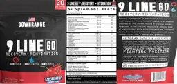 Label for 9 Line Go American AF Cherry Punch