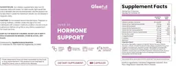 Label for Over 30 Hormone Support
