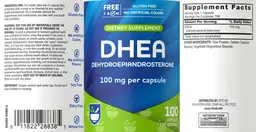 Label for DHEA 100 mg