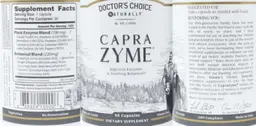 Label for CapraZyme