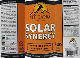 Label for Solar Synergy Berry