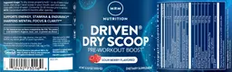 Label for Driven Dry Scoop Sour Berry Flavored