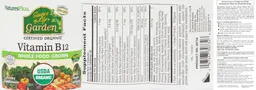 Label for Vitamin B12